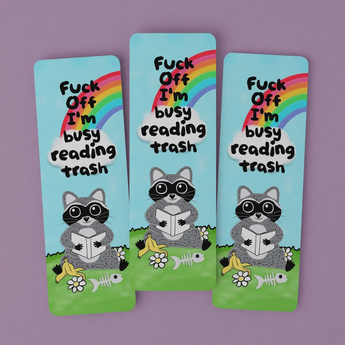 Bookmark Busy Reading Trash