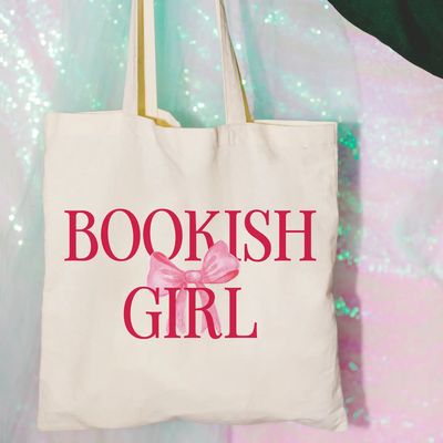 Book store Bow Tote Bags | Reader Gift for Valentine&#39;s Day