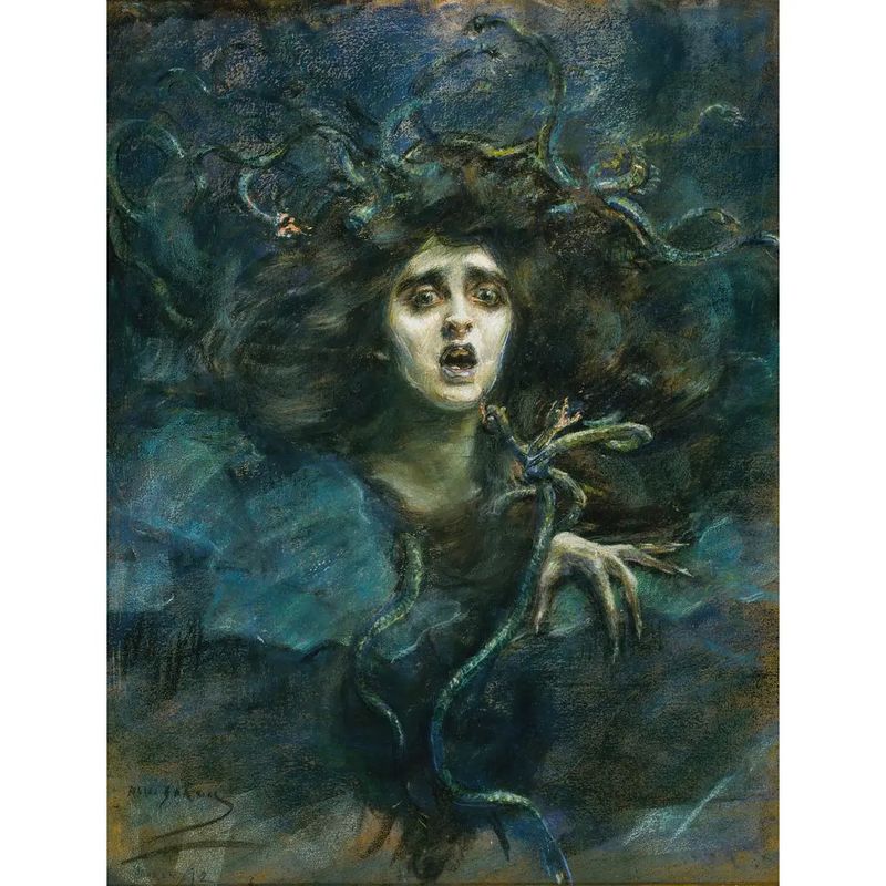 Medusa (Laura Dreyfus Barney) by Alice Pike Barney