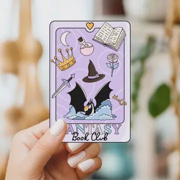 Fantasy Book Club Sticker