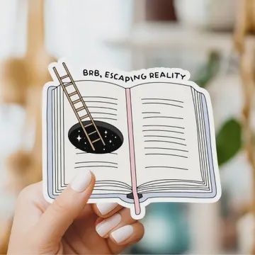 BRB Escaping Reality Sticker