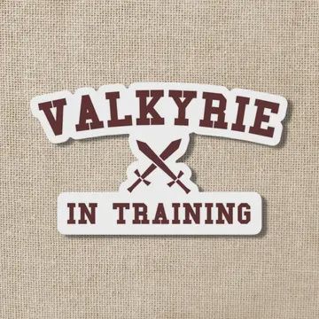 Valkyrie Climb the Mountain Sticker | ACOTAR Series