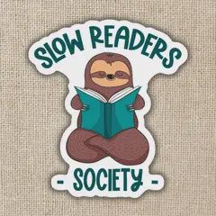 Slow Readers Society Sticker