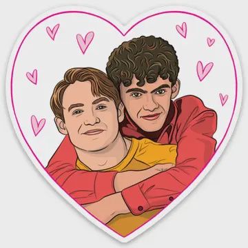 Heartstopper Die Cut Sticker