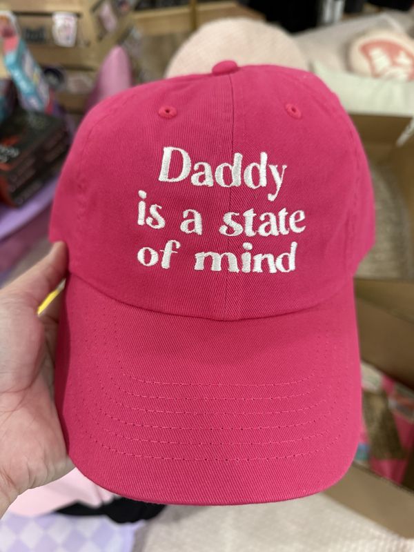 Daddy is a State of Mind Hat (Hot Pink)