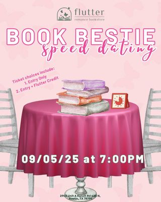 Meet Your New Book Bestie: Speed Dating (Friend Edition!) (9-5-25)