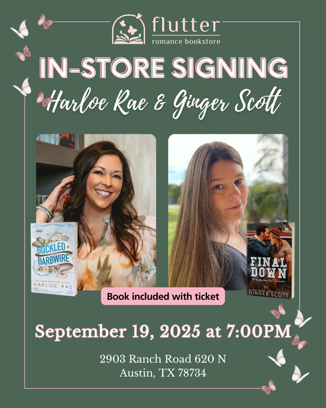 In Store Signing and Conversation with Ginger Scott &amp; Harloe Rae (9/19/25)