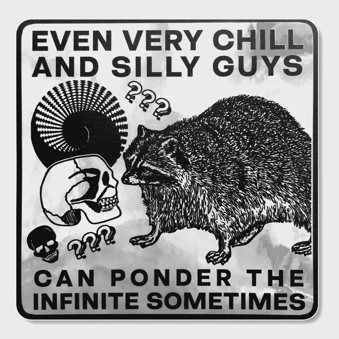 Ponder the Infinite Sticker