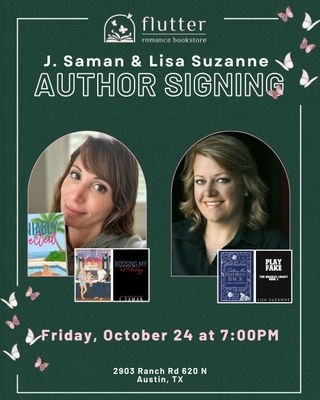 In Store Signing and Conversation with J. Saman &amp; Lisa Suzanne (10/24/25)