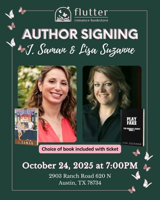 In Store Signing and Conversation with J. Saman &amp; Lisa Suzanne (10/24/25)