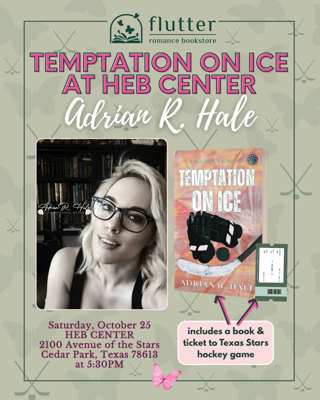 Temptation on Ice at HEB Center with Adrian Hale (10/25/25)