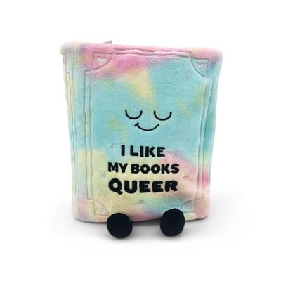 &quot;I Like My Books Queer&quot; Book Plush