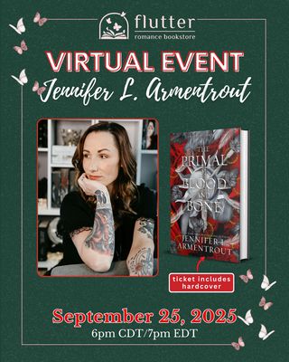 Primal Awakening: A Virtual Night with Jennifer L. Armentrout + Signed Bookplate (9/25/25)