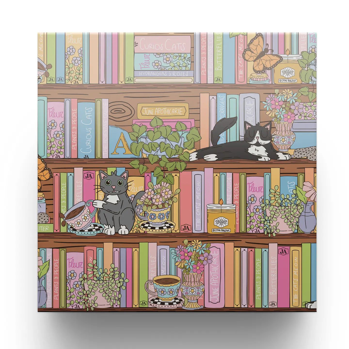 The Bookshelf Absorbent Coasters