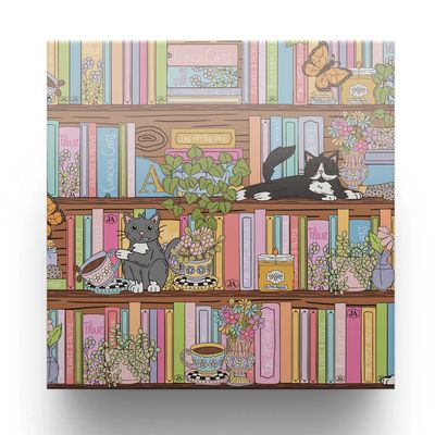 The Bookshelf Absorbent Coasters