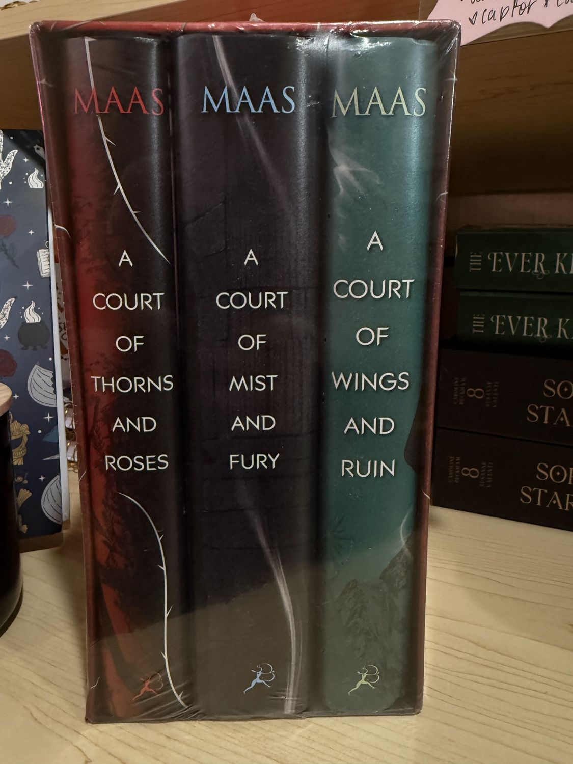 A Court of Thorns and Roses Original Trilogy Boxset - Helps Fund our Coffee Shop -$500