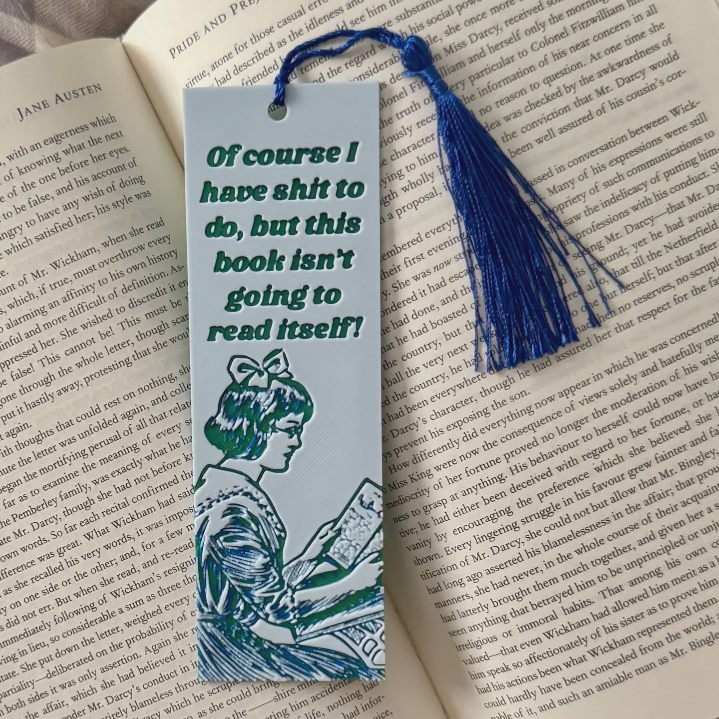 This Book Isn&#39;t Going To Read Itself 3D Bookmark