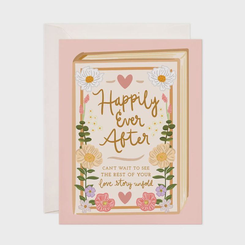 Love Story Greeting Card - Wedding Card