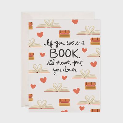 Book Love Greeting Card - Love &amp; Friendship Card