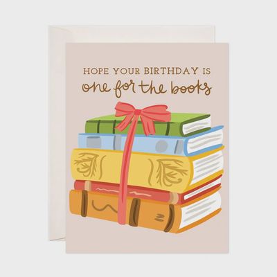 Birthday Books Greeting Card - Punny Birthday Card, Bookstore