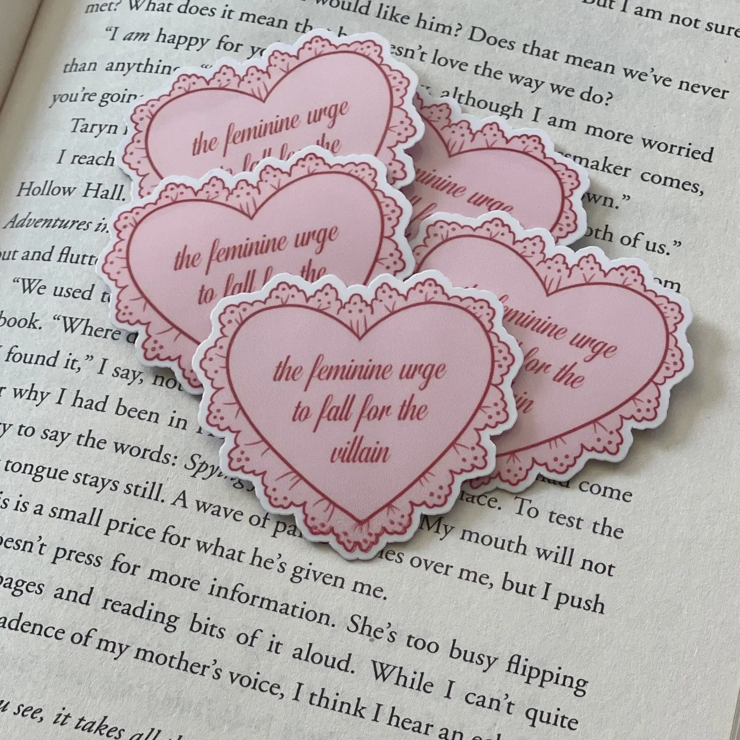 The Feminine Urge To Fall For The Villain Sticker