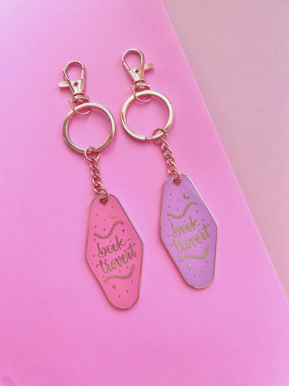 Booktrovert Keychain, Hotel Keychains, Bookish Keychains