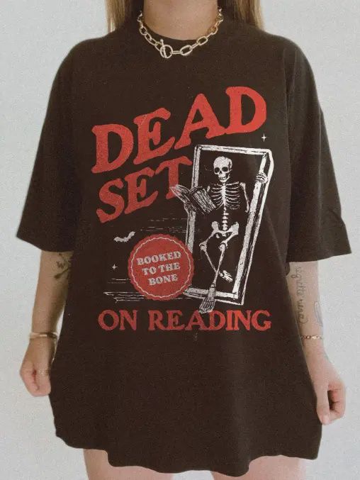 Retro Ghost Reading Books Shirt, Bookish Halloween Shirt