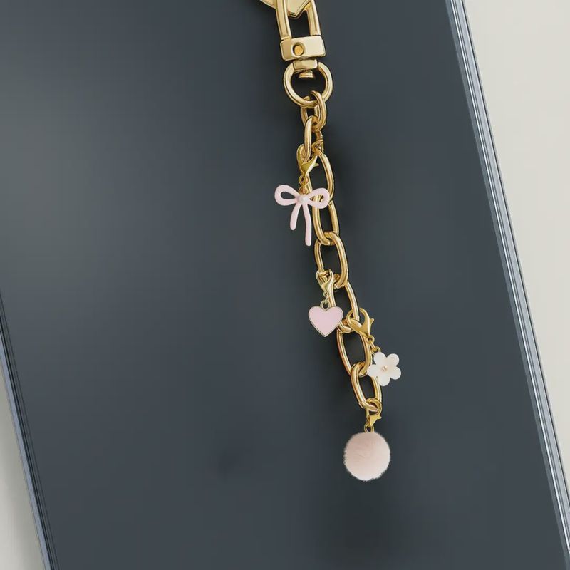 Romance Pink Kindle Charm Chain