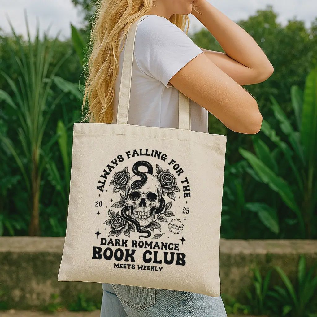 Dark Romance Book Club Canvas Tote Bag