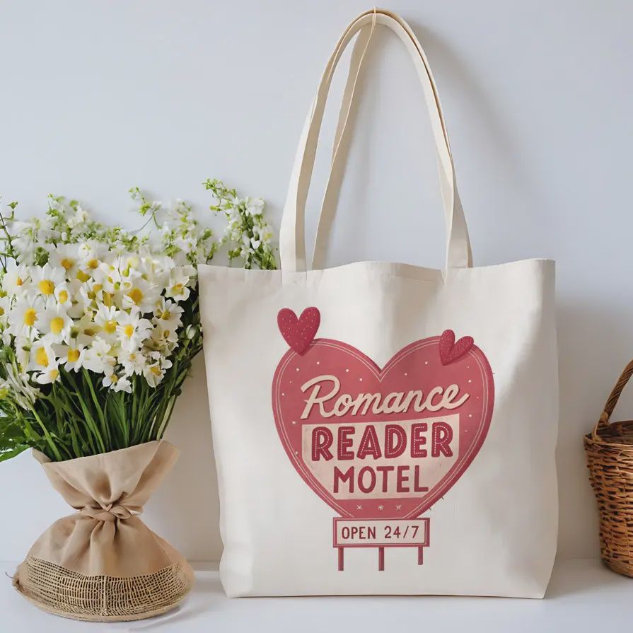 Romance Reader Canvas Tote Bag