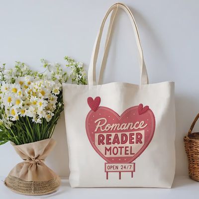 Romance Reader Canvas Tote Bag