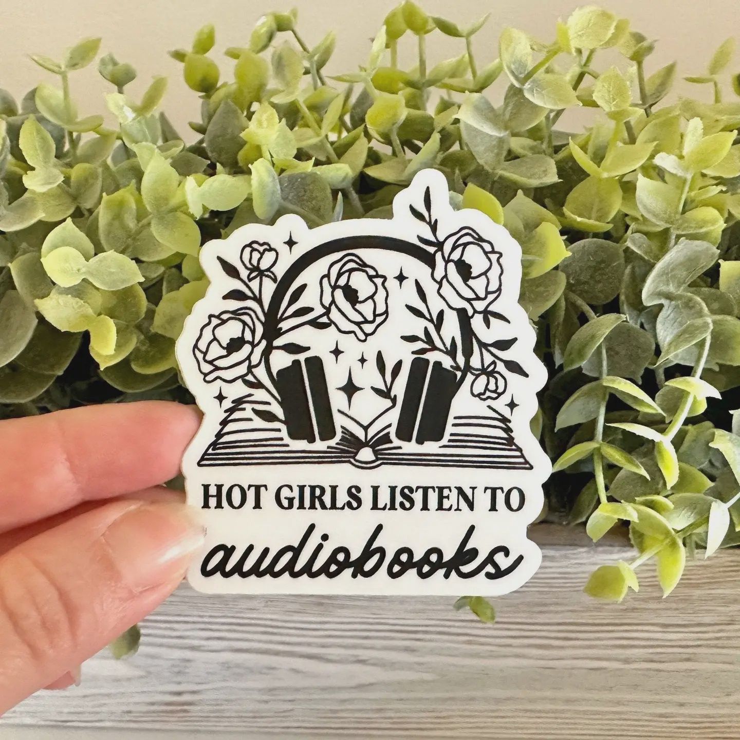 Hot Girls Read Audiobooks Sticker