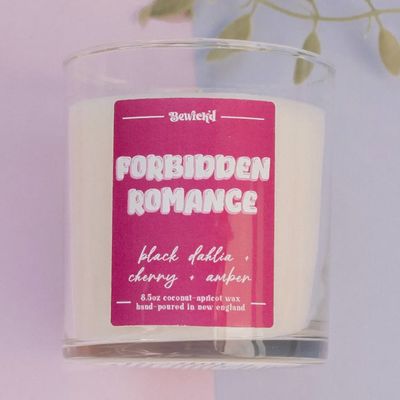 Forbidden Romance Candle - Book-Inspired Luxury Coconut Apricot Wax