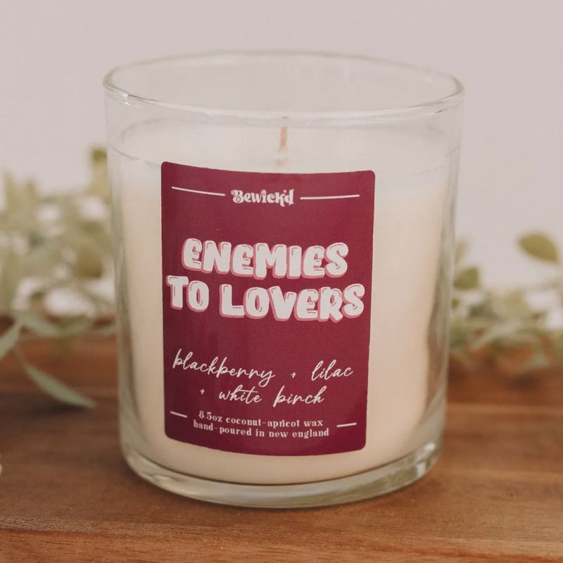 Enemies to Lovers Candle - Book-Inspired Luxury Coconut Apricot Wax