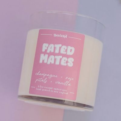 Fated Mates Candle - Book-Inspired Luxury Coconut Apricot Wax