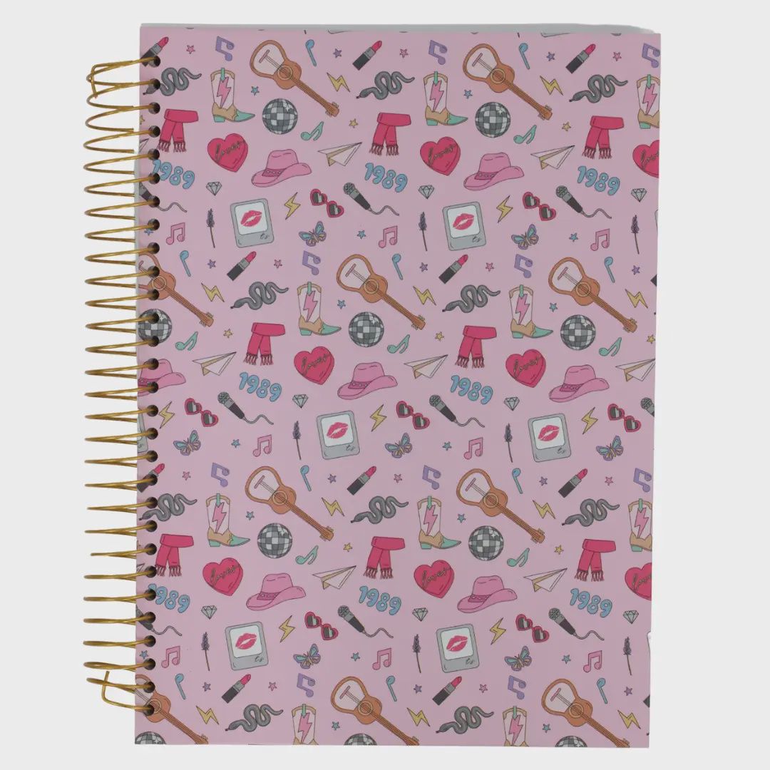 Eras Music Emblems Spiral Notebook