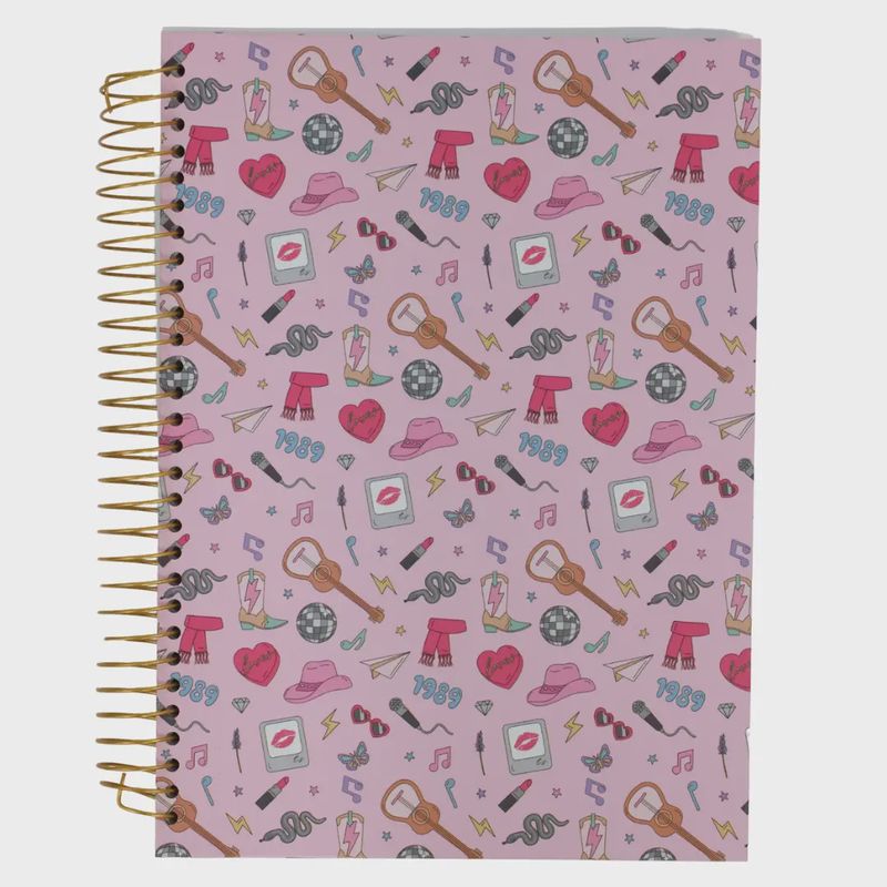 Eras Music Emblems Spiral Notebook