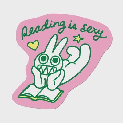 Reading is Sexy by Apply - Die-Cut Sticker (Back to School)