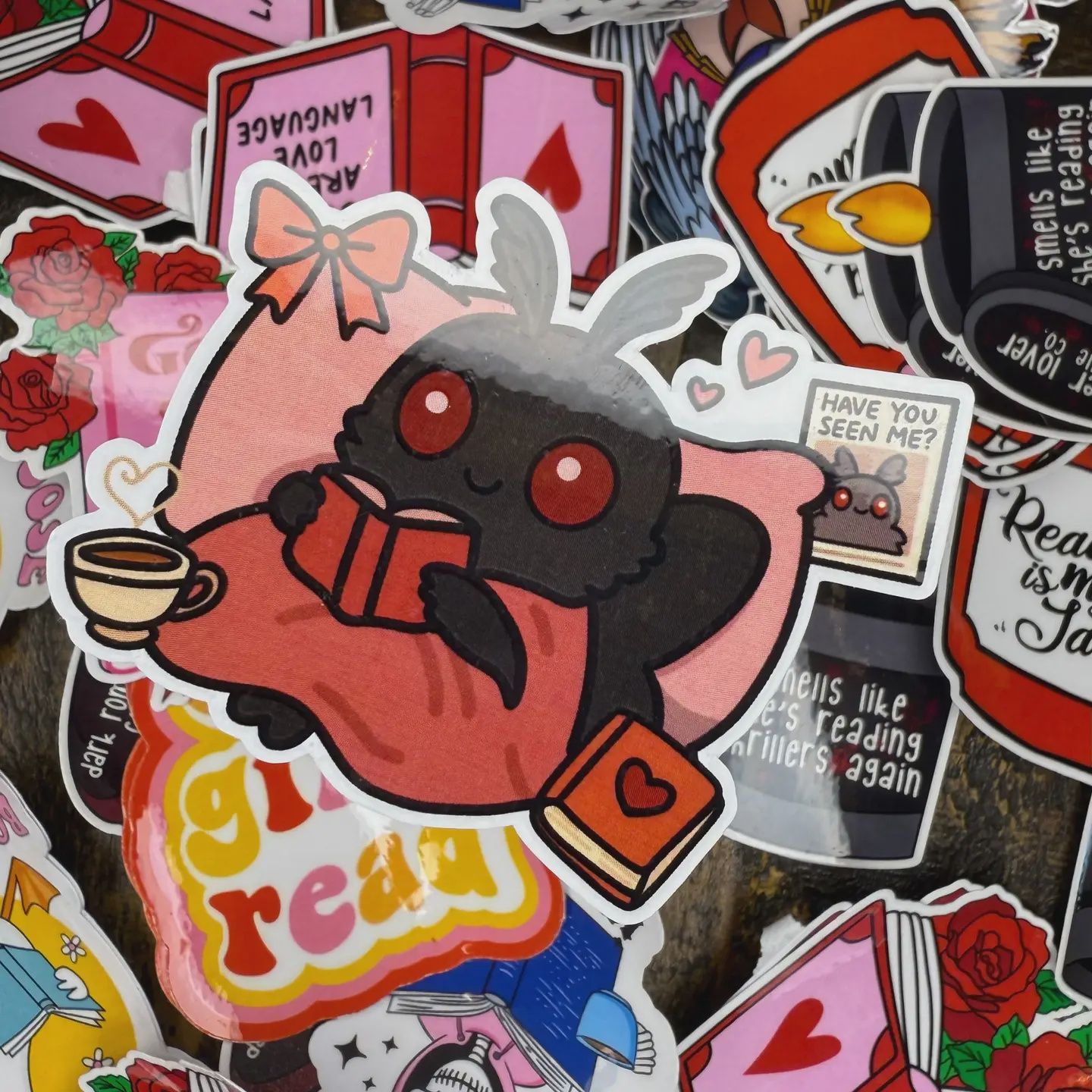Have You Seen Me? Mothman 3in Sticker