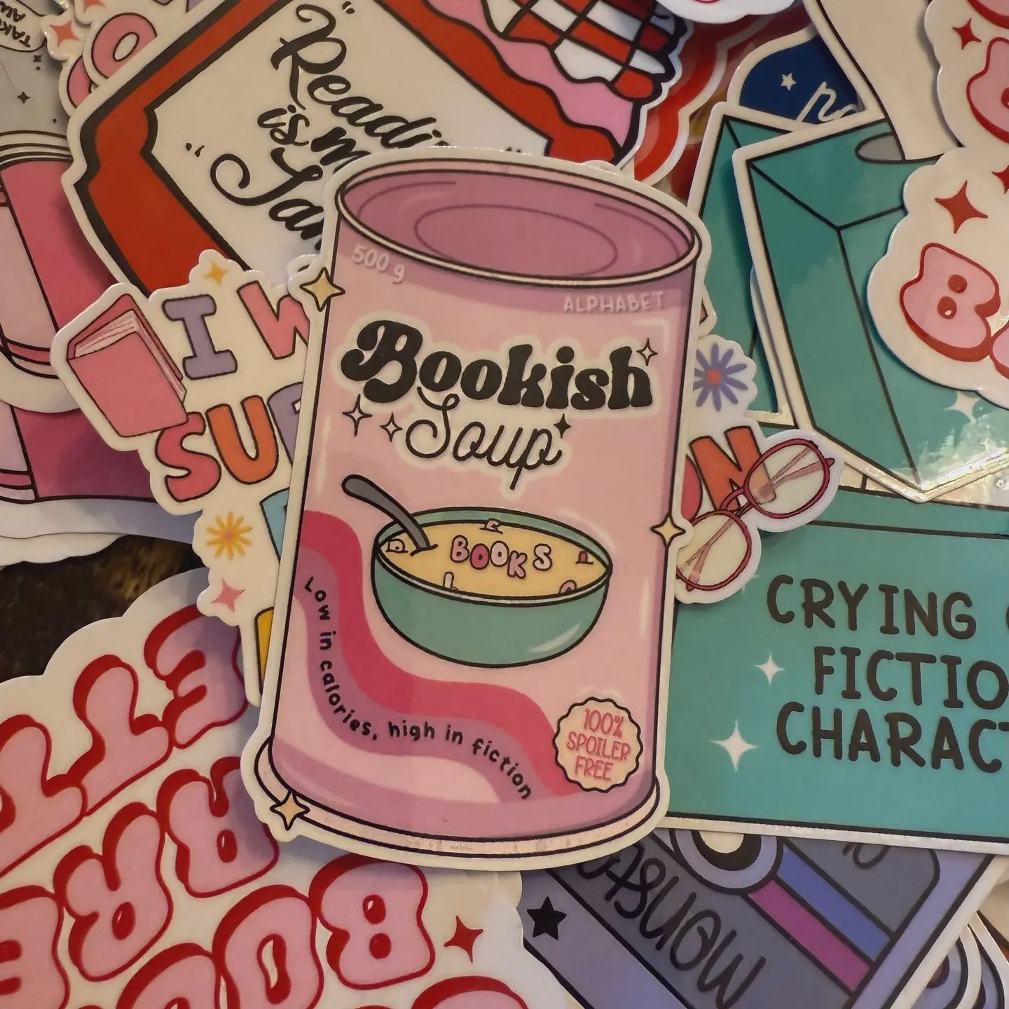 Bookish Soup Sticker