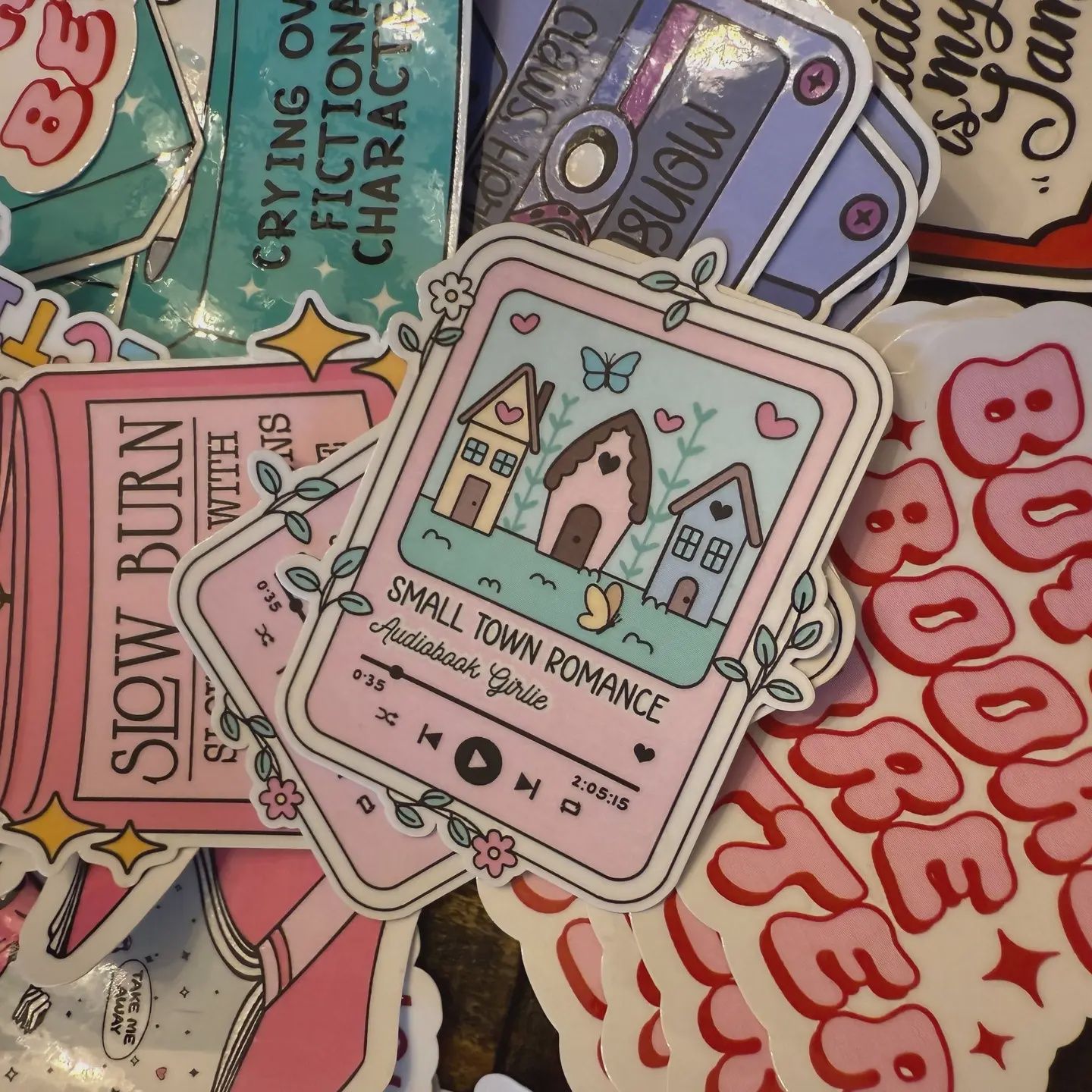 Audiobook Trope Sticker, Option: Small Town