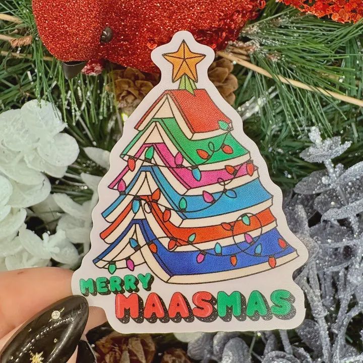 Merry Maasmas Holiday Tree Sticker