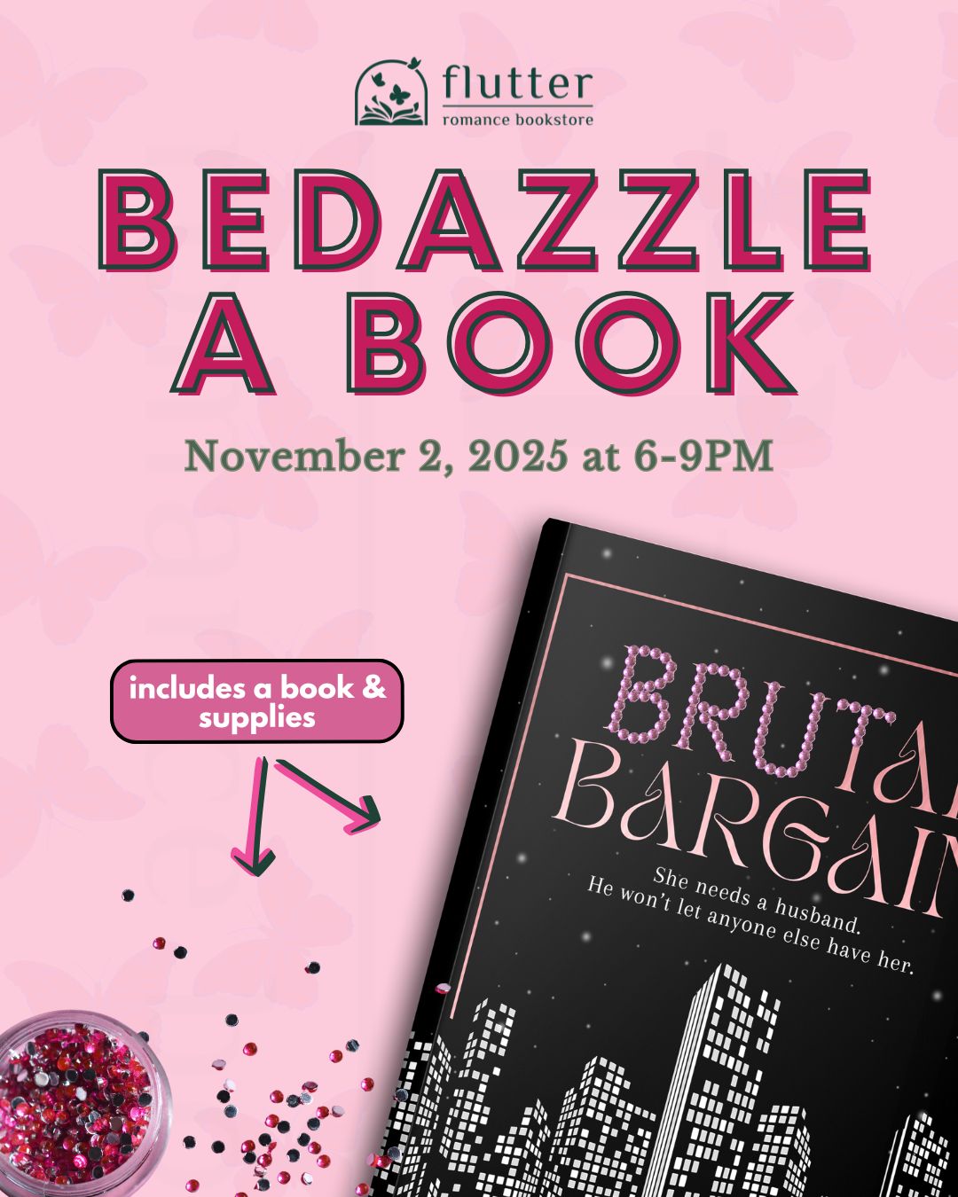 Bedazzle a Book! - Sparkle Night Returns (11/2/25)