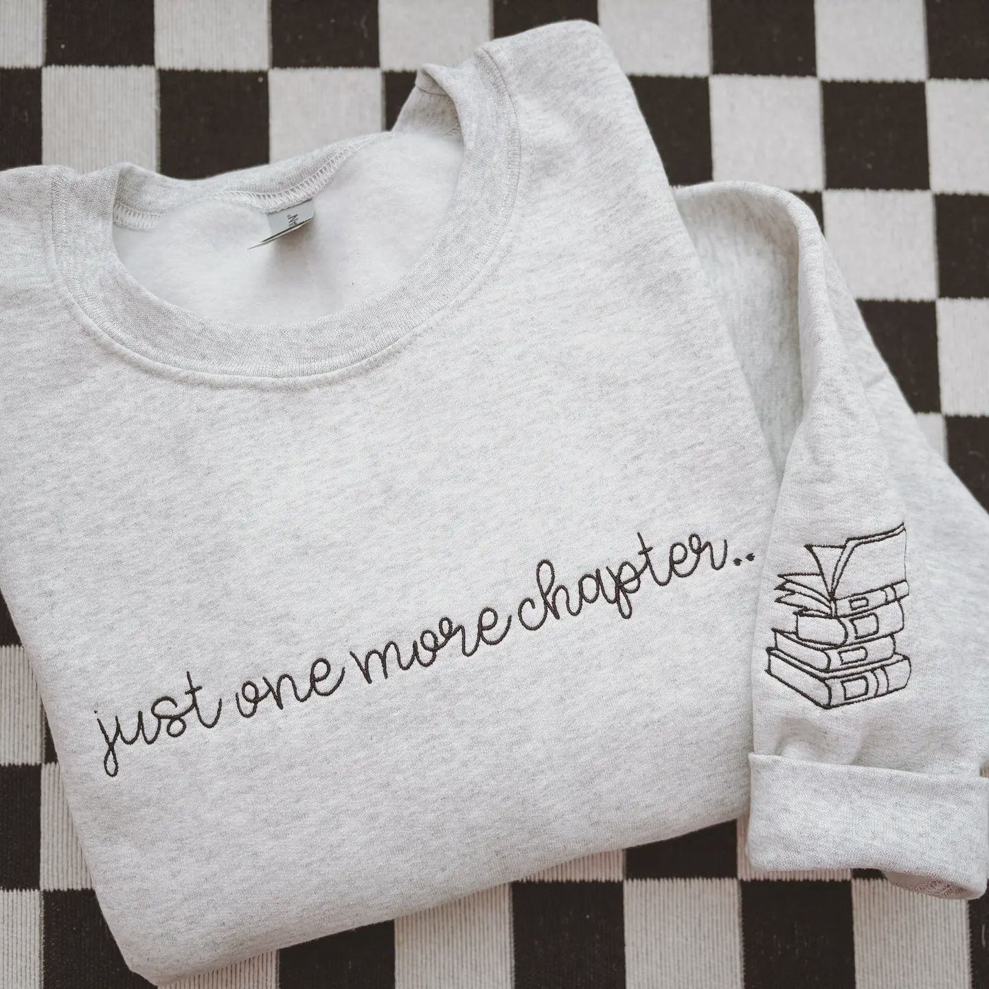 One More Chapter Embroidered Crewneck | Sweatshirt