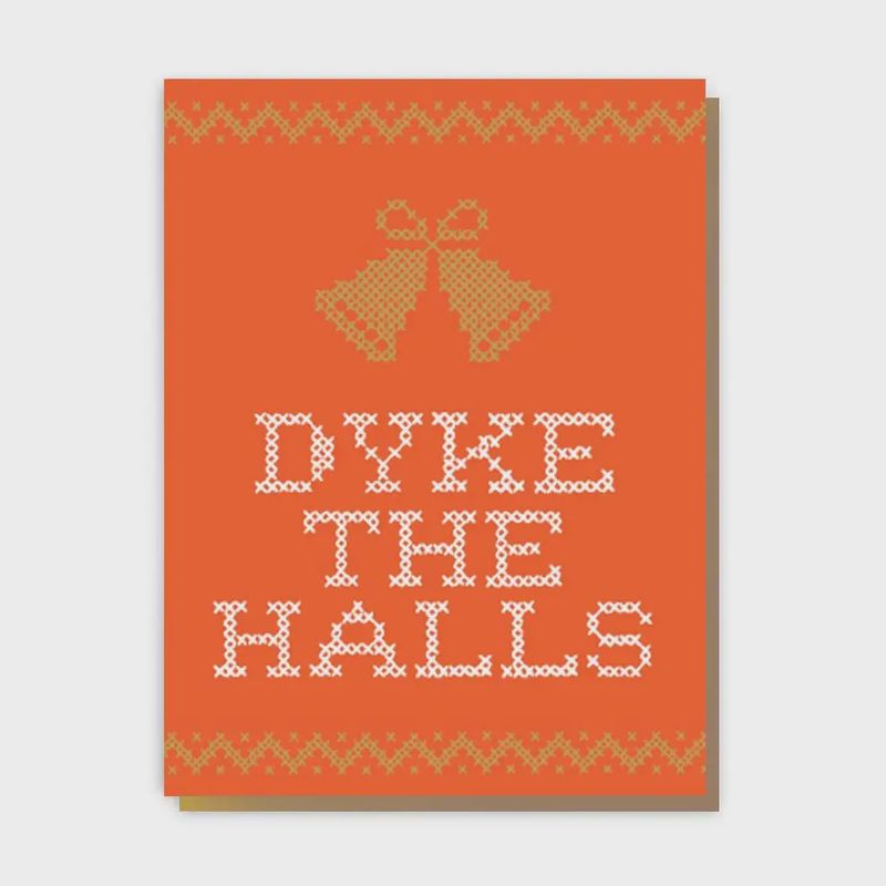 Dyke the Halls A2 Card