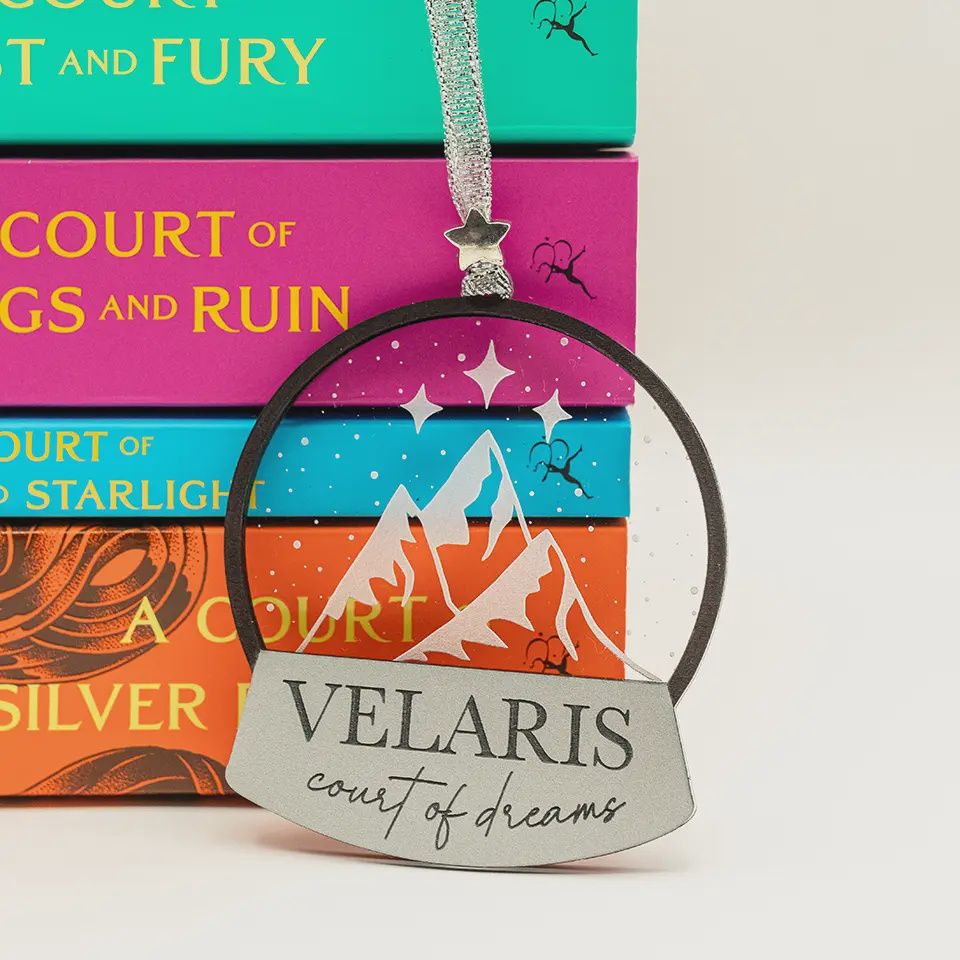 Velaris Court of Dreams Snowglobe Acrylic Acotar Ornament