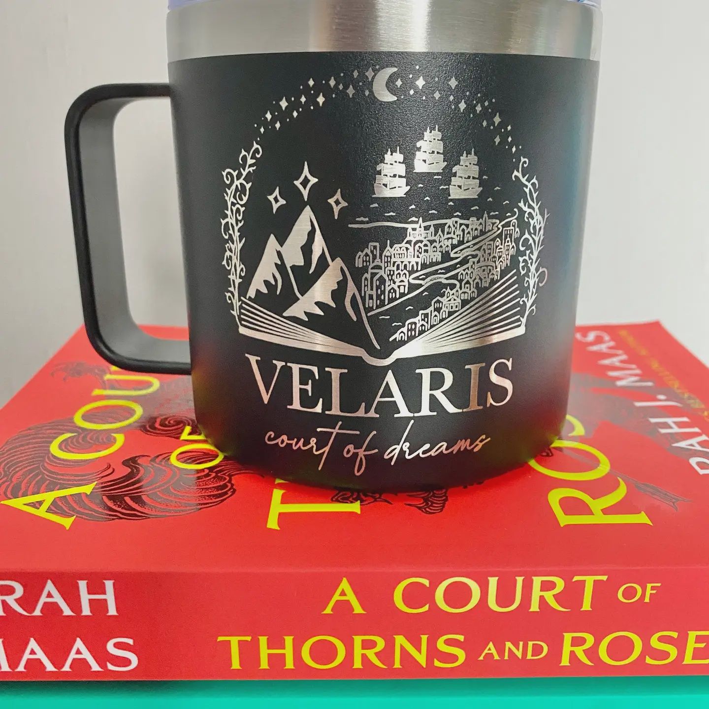 Velaris Stainless Steel Mug | Officially Licensed Acotar Mug