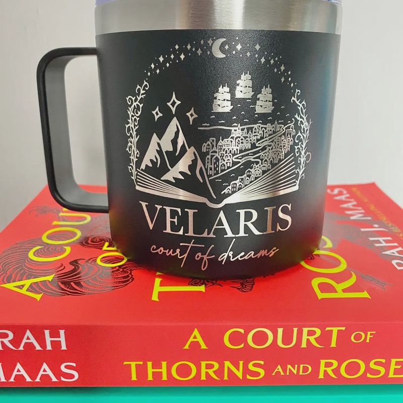 Velaris Stainless Steel Mug | Officially Licensed Acotar Mug
