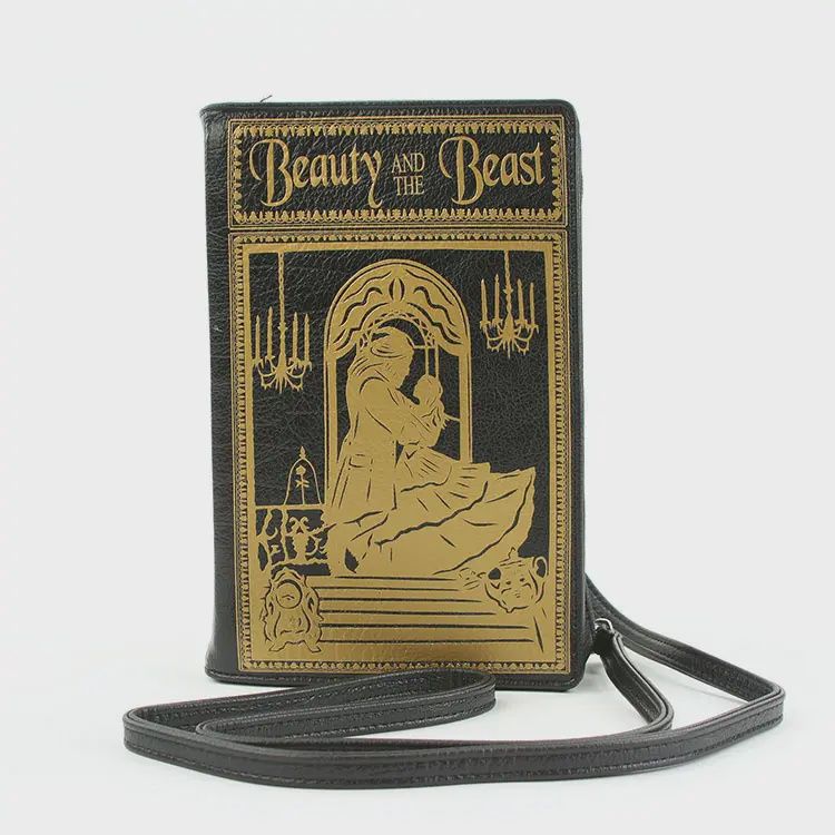 Beauty and the Beast Book Clutch Bag