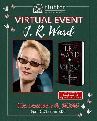 The Black Dagger Brotherhood: A Virtual Night with J.R. Ward + Signed Bookplate (12/04/25)
